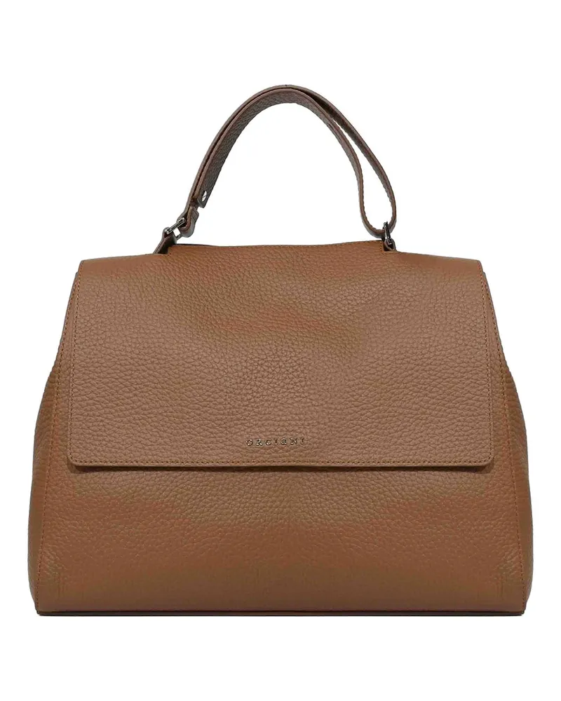 Orciani Schultertasche - Braun Braun