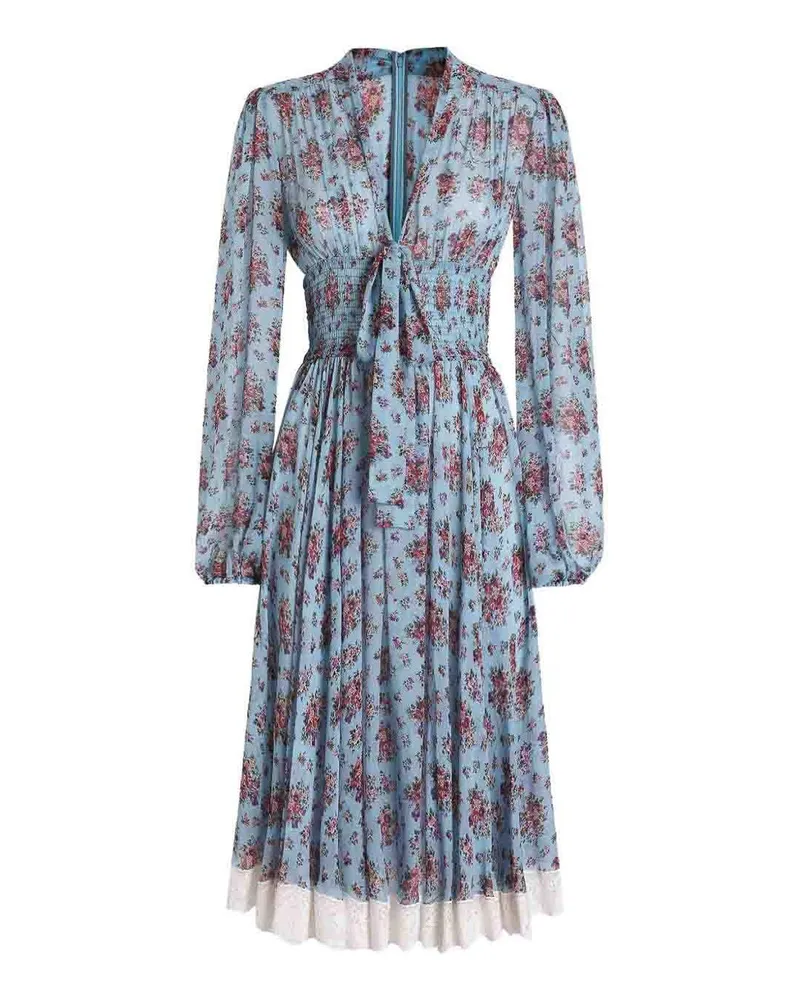 Dolce & Gabbana Knielanges Kleid - Hellblau Hellblau