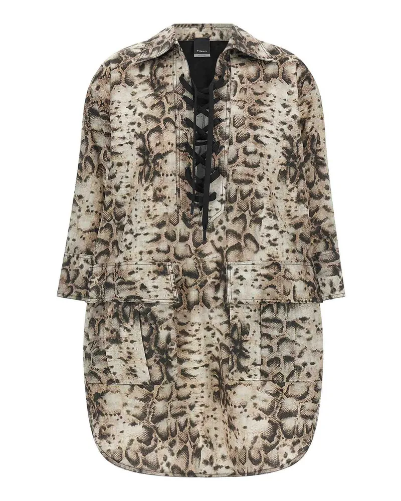 Pinko Kurzes Kleid - Grau Grau