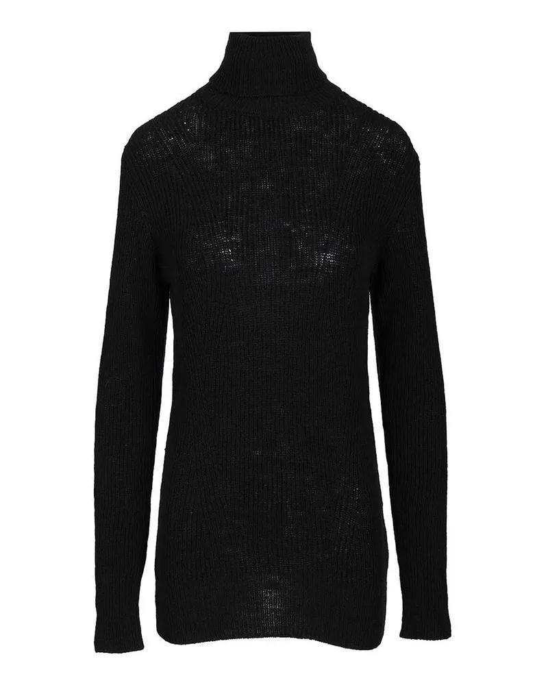 Dries van Noten Rundhalspullover - Schwarz Schwarz