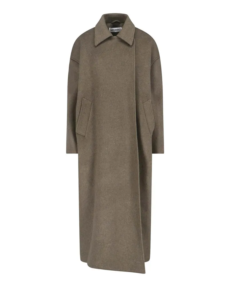 Our Legacy Knielanger Mantel - Grün Grün