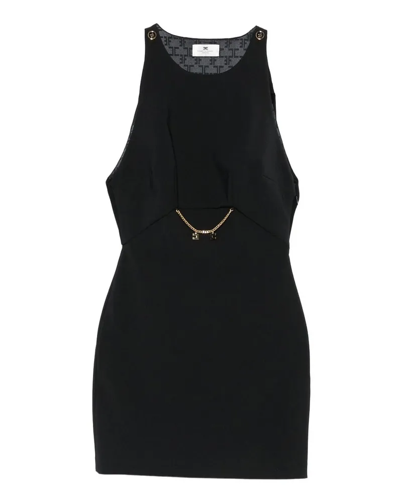 Elisabetta Franchi Maxikleid - Schwarz Schwarz