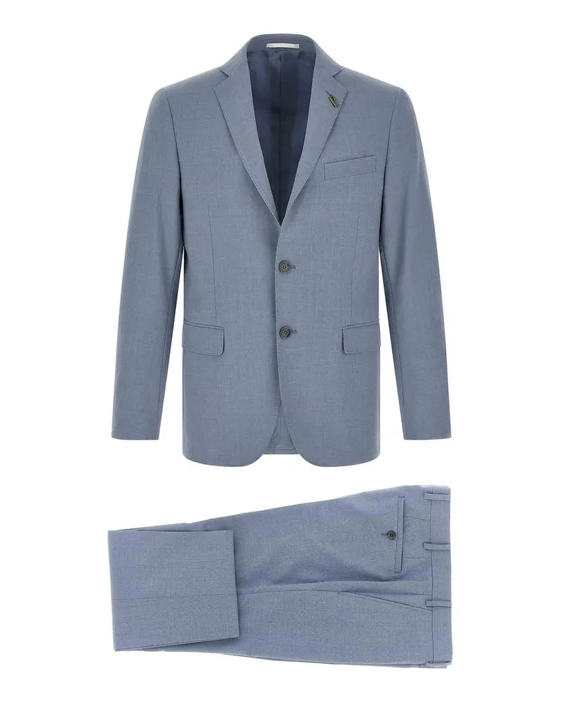 Pal Zileri Knielanges Kleid - Hellblau Hellblau