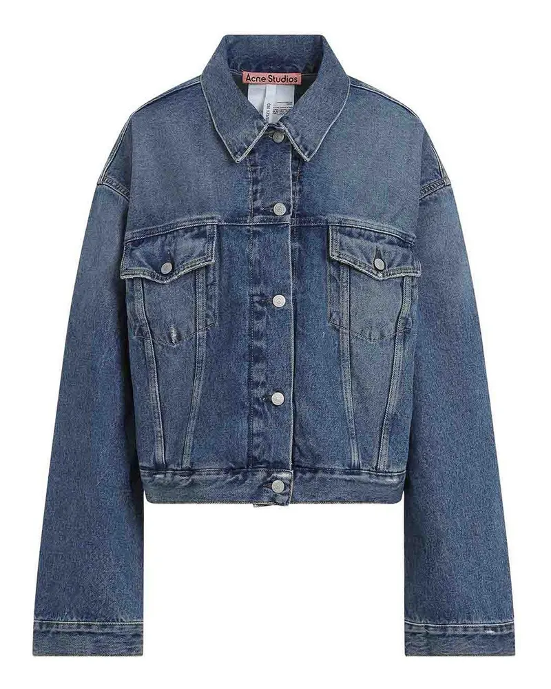 Acne Studios Casualjacke - Dunkles Jeansblau Dunkles