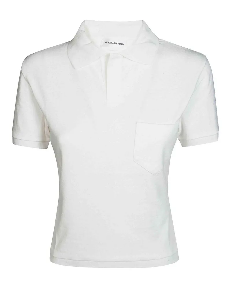 Victoria Beckham Poloshirt - Weiß Weiß