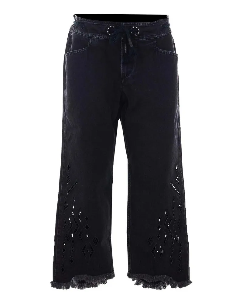 Isabel Marant Straight Leg Jeans - Schwarz Schwarz