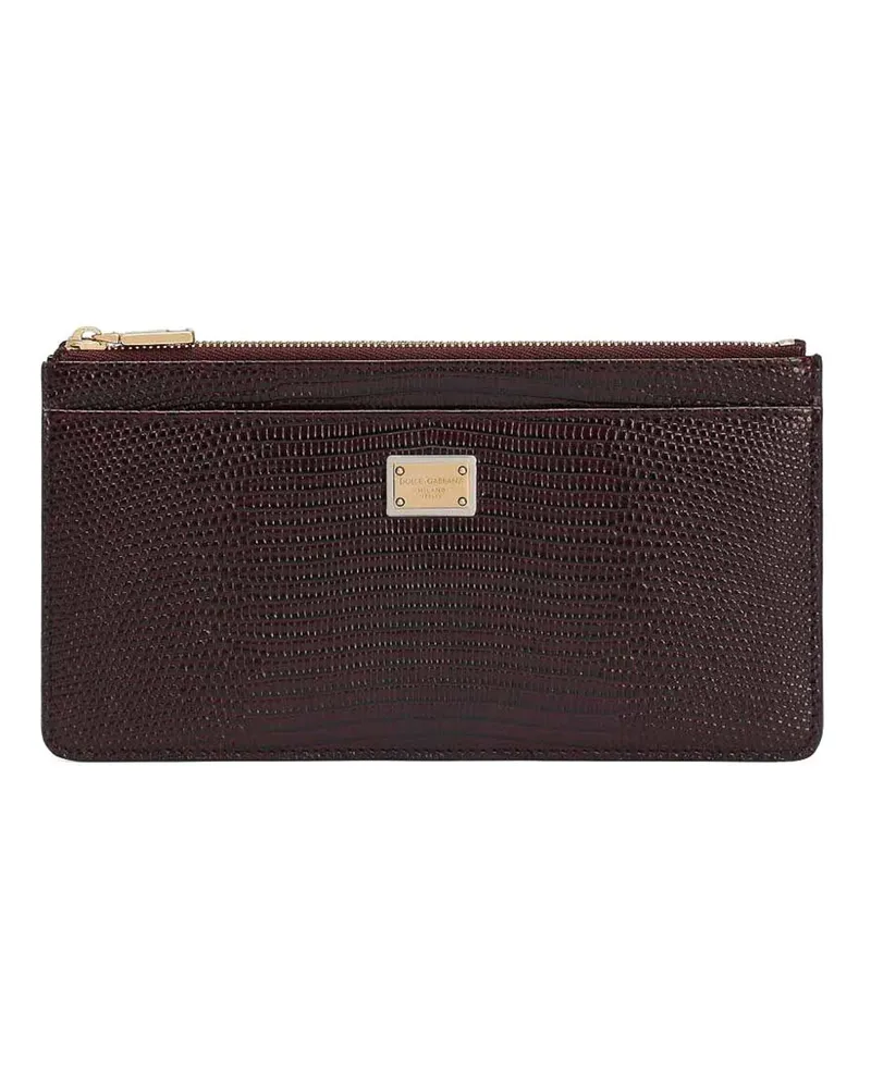 Dolce & Gabbana Clutch - Dunkelrot Dunkelrot