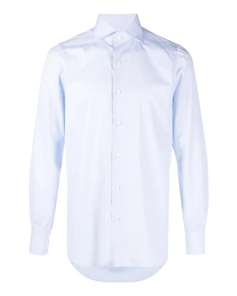 Finamore 1925 Hemd - Blau Blau