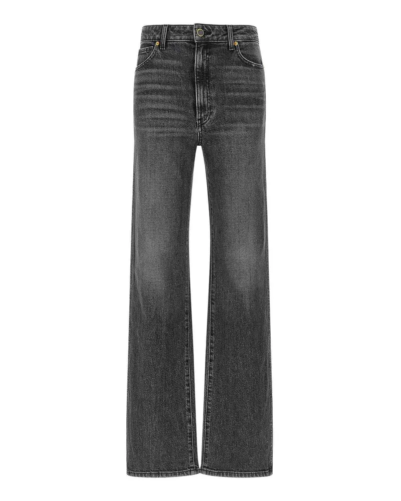 KHAITE Straight Leg Jeans - Grau Grau