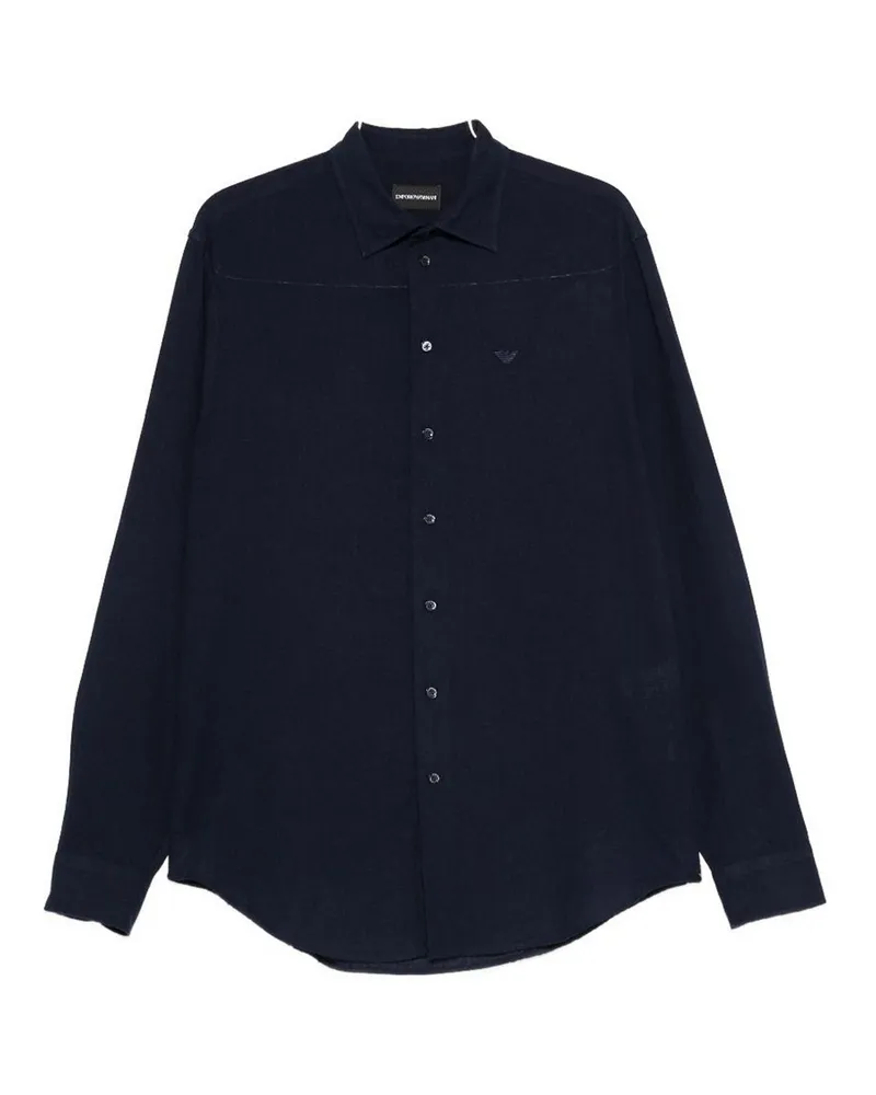 Emporio Armani Hemd - Blau Blau
