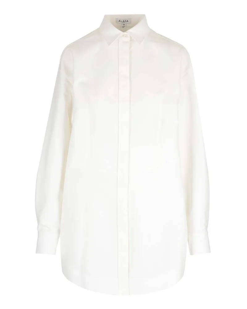 Alaïa Kurzes Kleid - Weiß Weiß