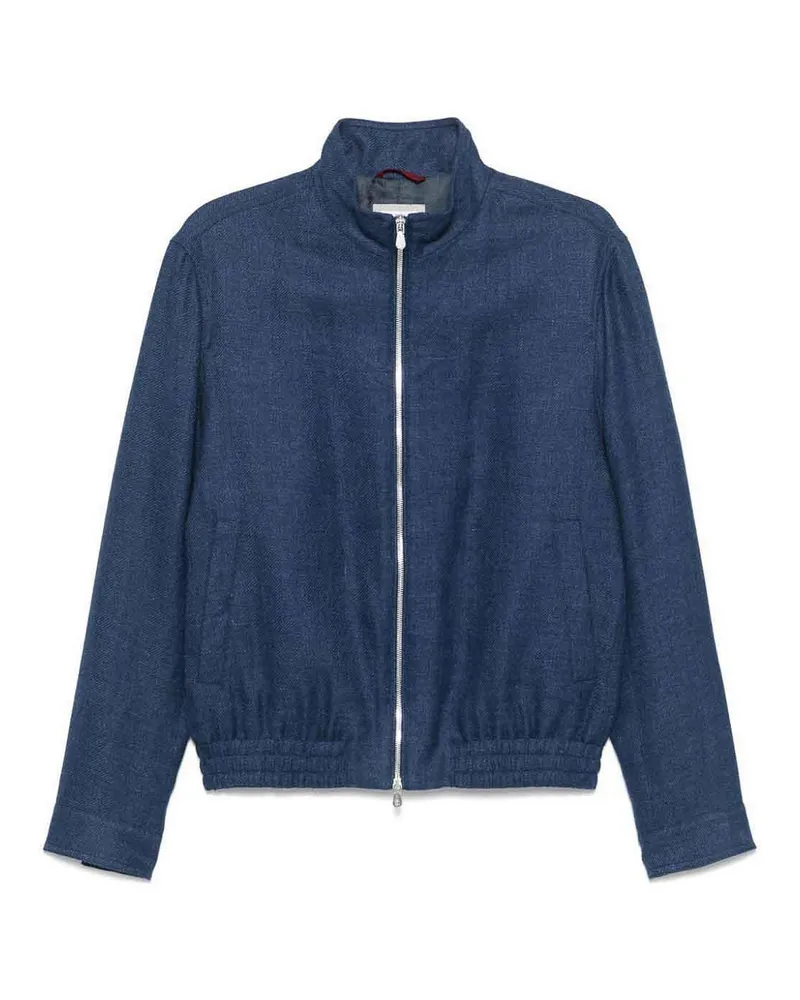 Brunello Cucinelli Bomberjacke - Dunkelblau Dunkelblau