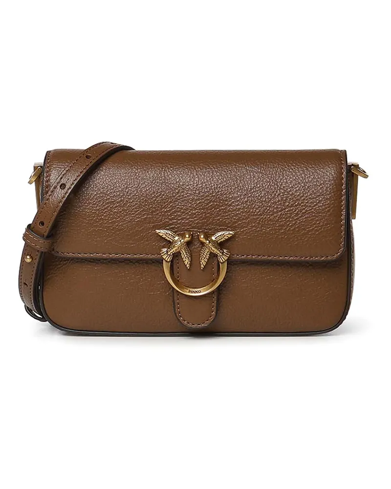 Pinko Schultertasche - Braun Braun