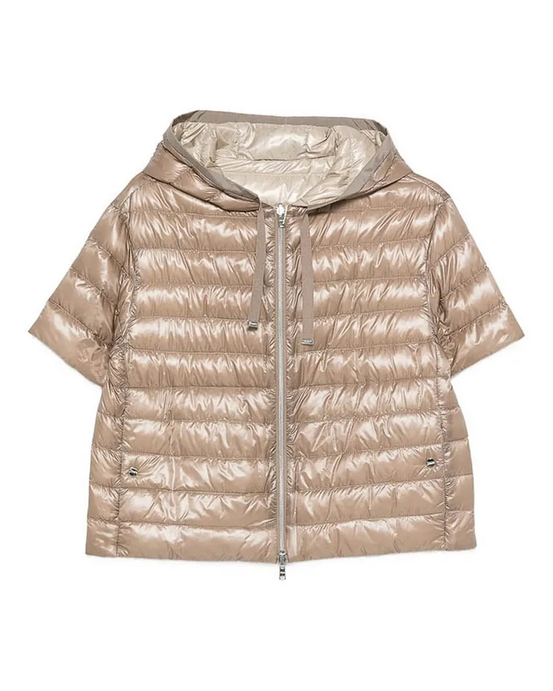 Herno Knielanger Mantel - Beige Beige