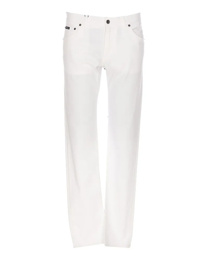 Dolce & Gabbana Skinny Jeans - Weiß Weiß