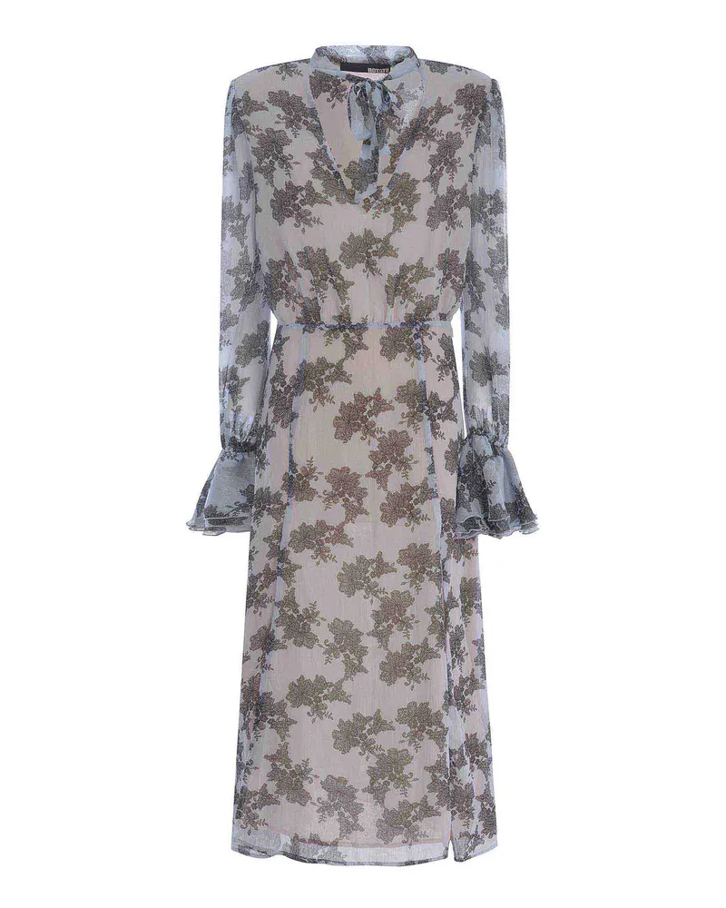 ROTATE Birger Christensen Maxikleid - Hellblau Hellblau