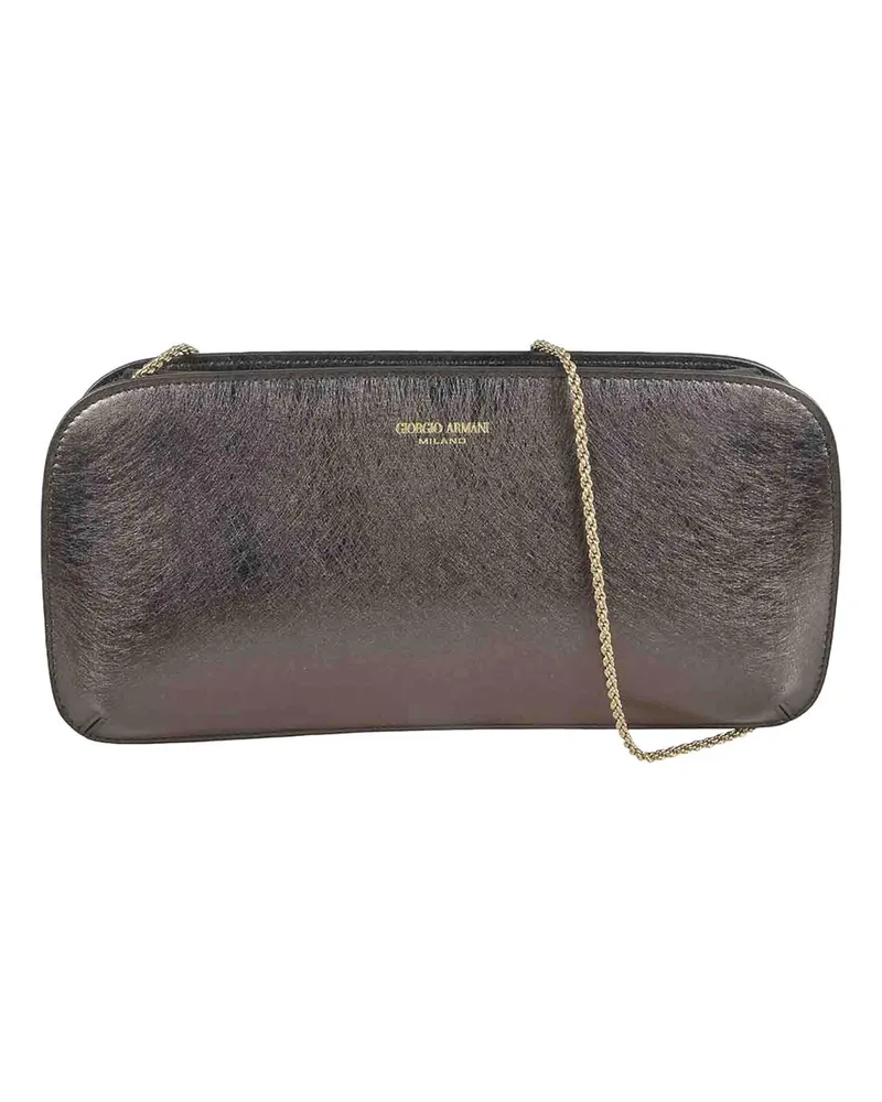Giorgio Armani Umhängetasche - Weiß Silber