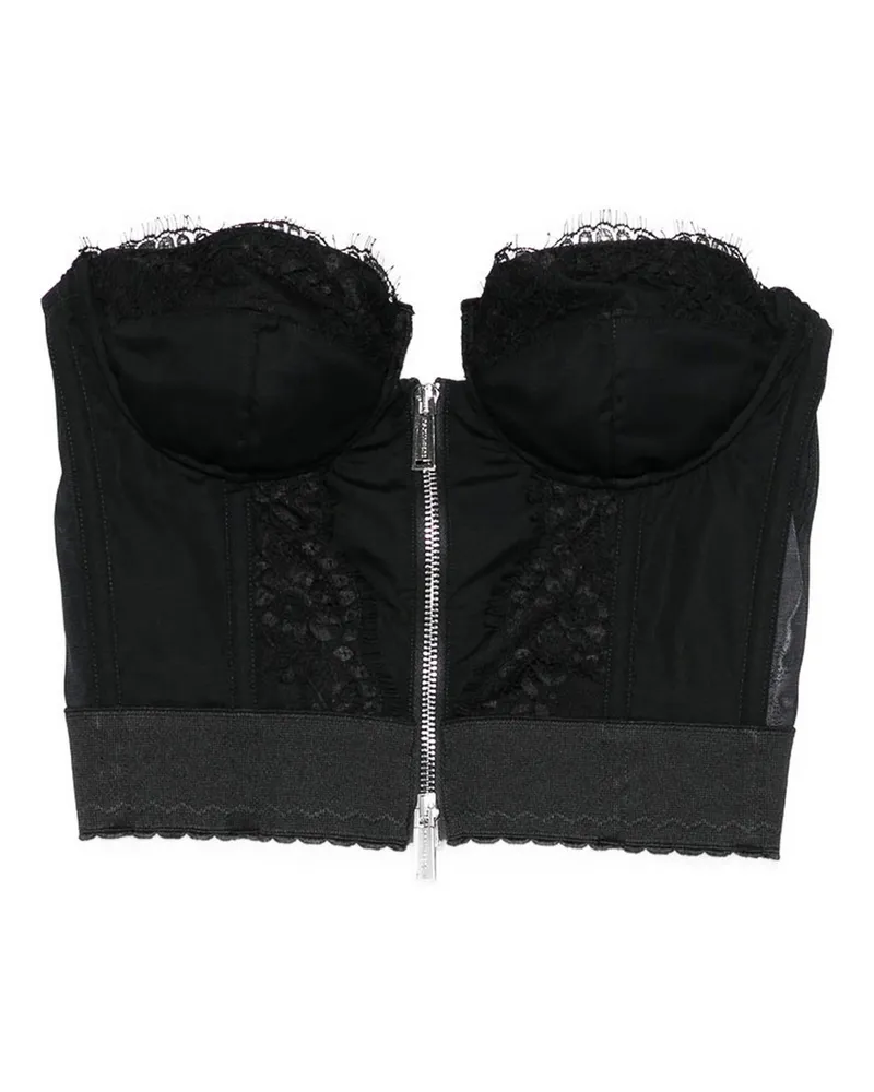 Dsquared2 Top - Schwarz Schwarz
