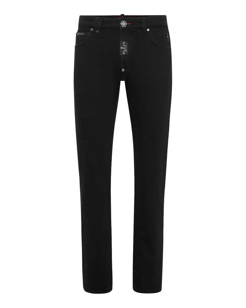 Philipp Plein Bootcut Jeans - Schwarz Schwarz