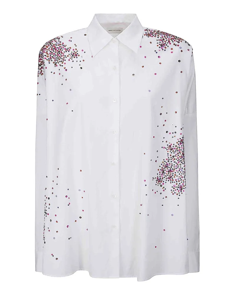 Dries van Noten Hemd - Weiß Weiß