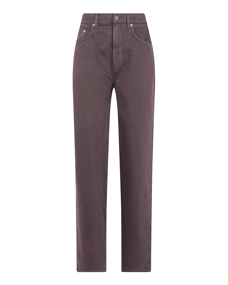 Loulou Studio Straight Leg Jeans - Braun Braun