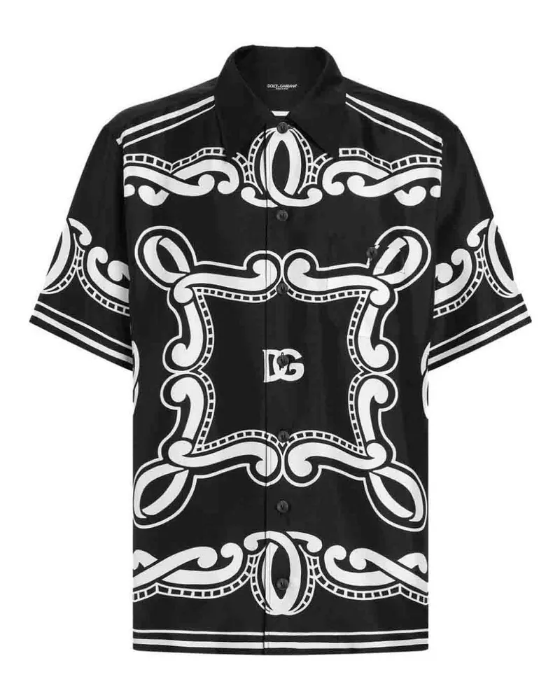 Dolce & Gabbana Hemd - Bunt Schwarz