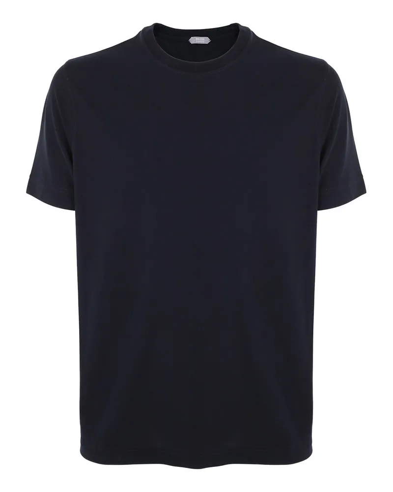 Zanone T-Shirt - Blau Blau