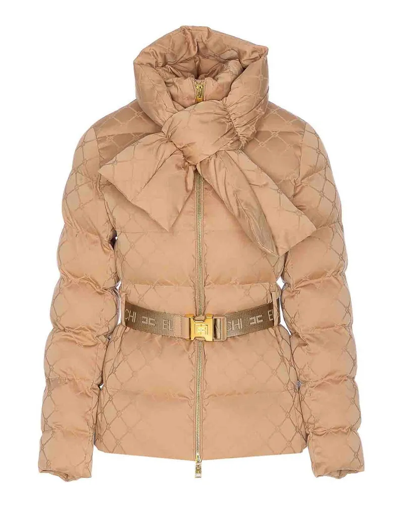 Elisabetta Franchi Daunenjacke - Beige Beige