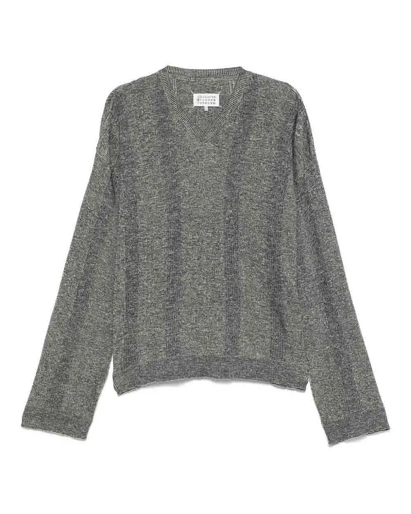 Maison Margiela Rundhalspullover - Grau Grau