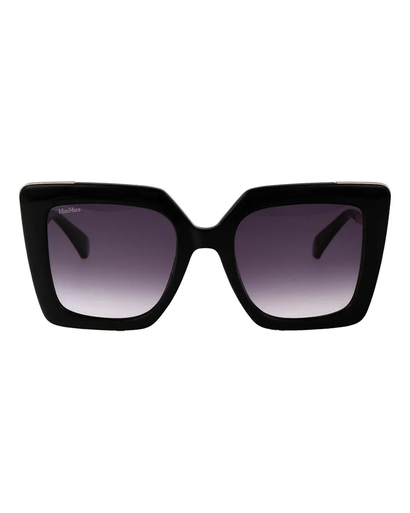 Max Mara Sonnenbrille - Schwarz Schwarz