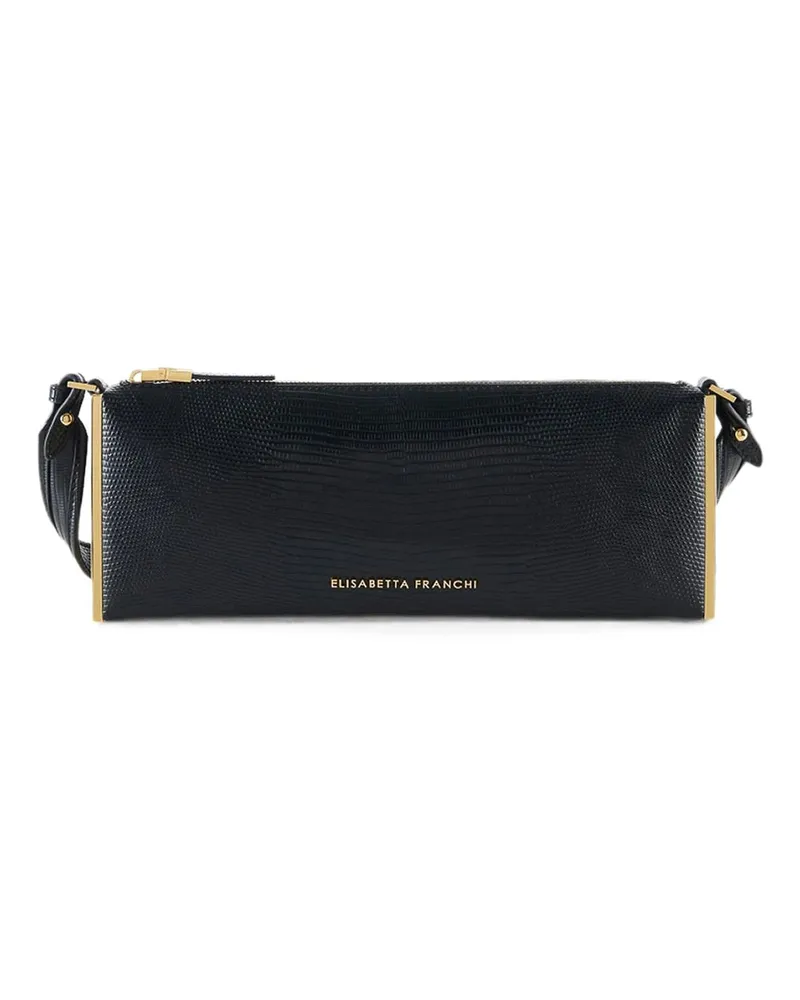 Elisabetta Franchi Schultertasche - Schwarz Schwarz