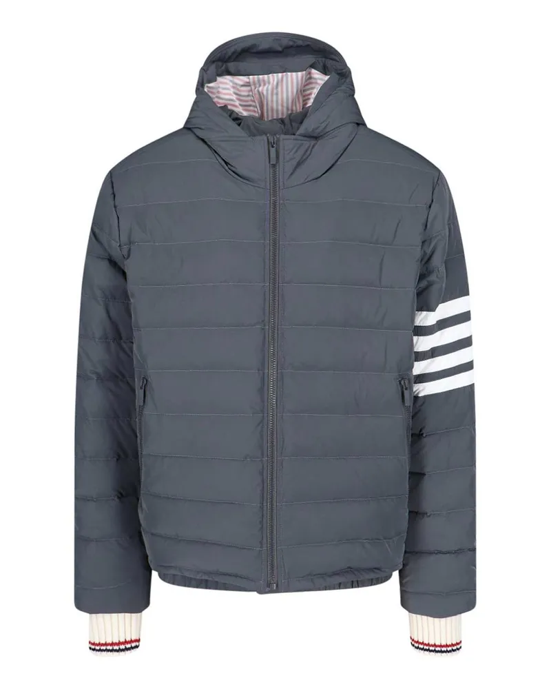 Thom Browne Daunenjacke - Grau Grau