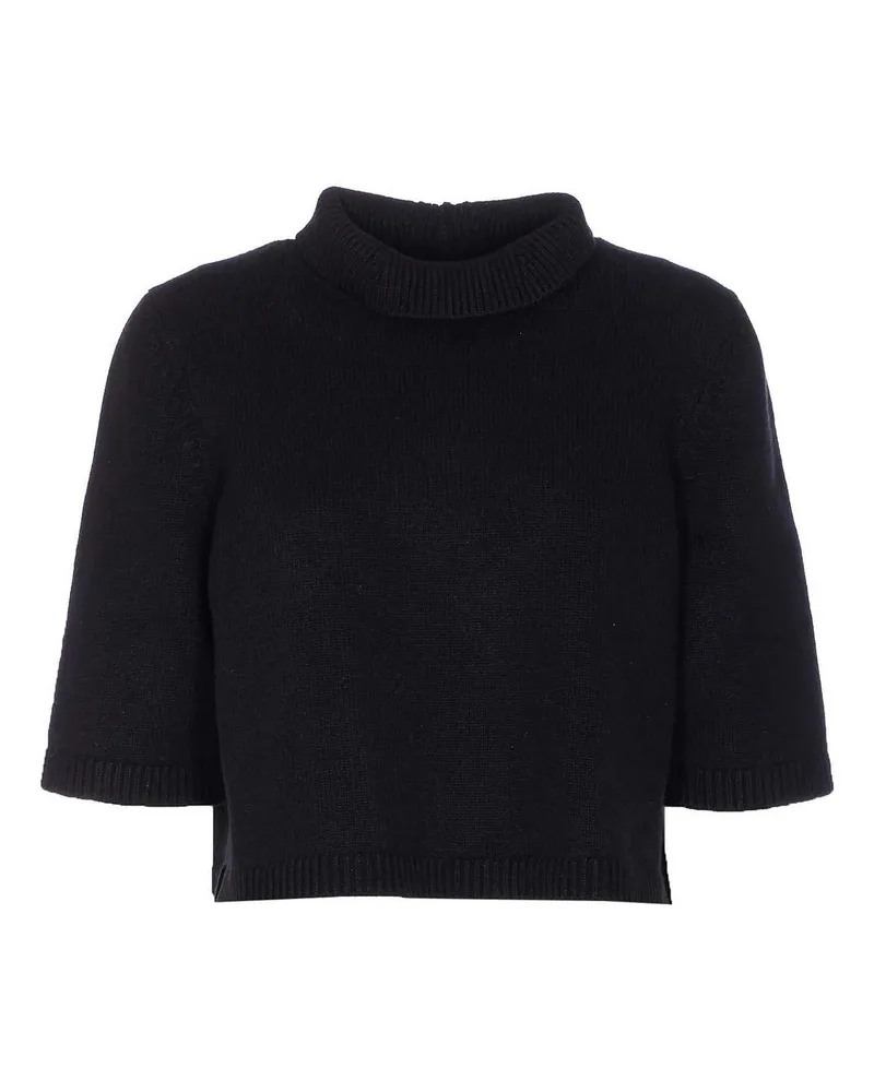 Alaïa Rollkragenpullover - Schwarz Schwarz