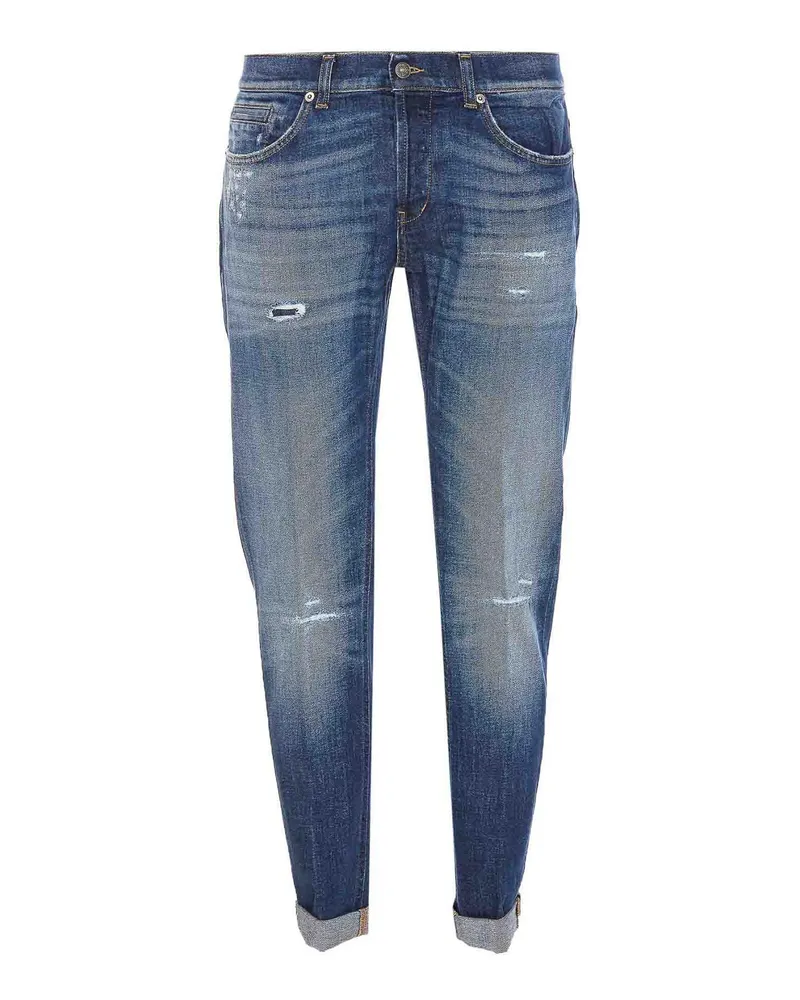 Dondup Bootcut Jeans - Dunkles Jeansblau Dunkles
