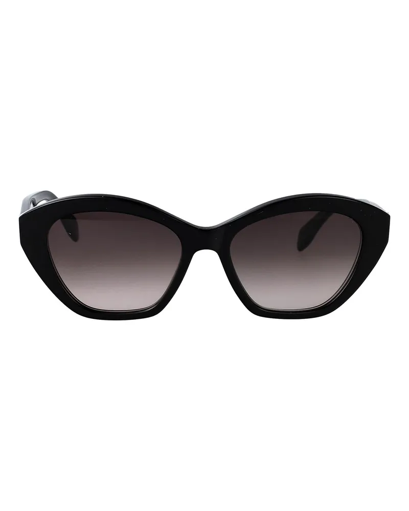 Alexander McQueen Sonnenbrille - Schwarz Schwarz
