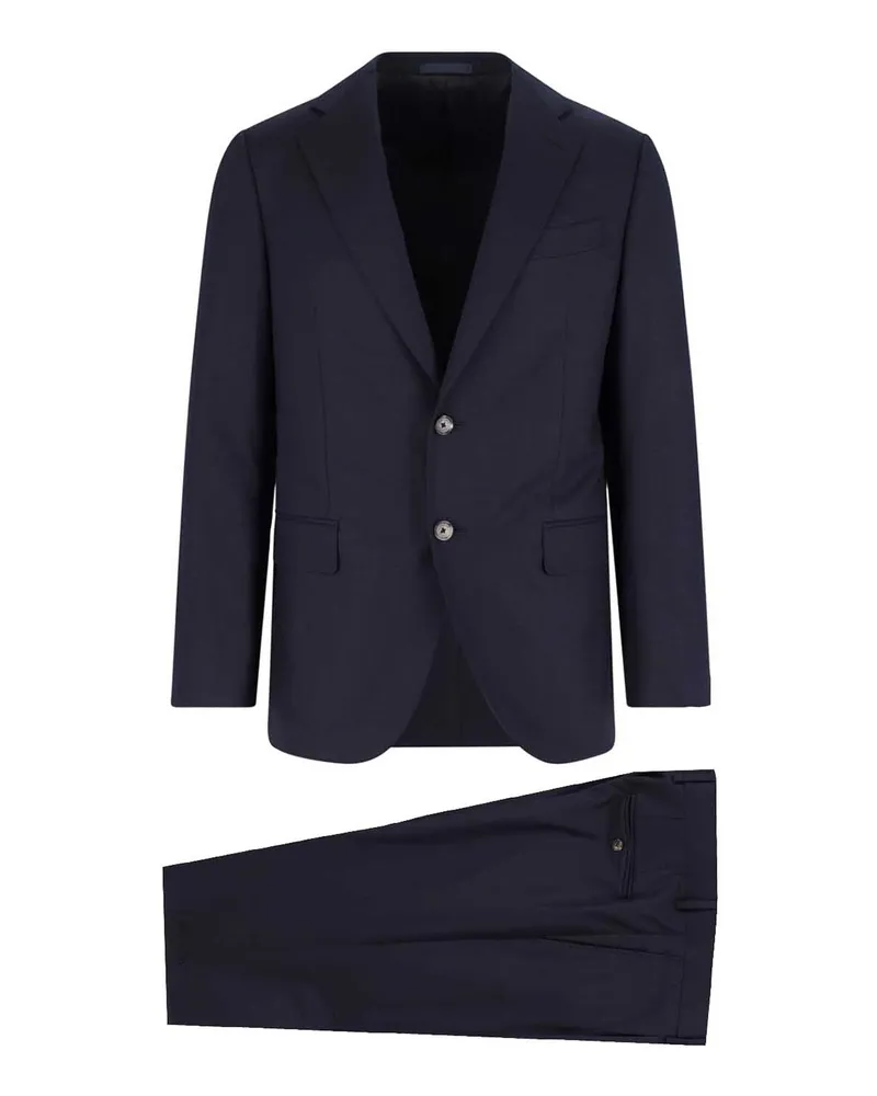Caruso Eleganter Anzug - Blau Blau