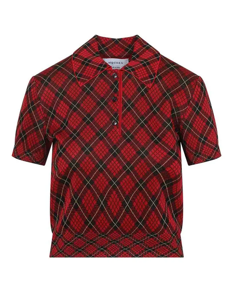 Alexander McQueen Poloshirt - Schwarz Schwarz