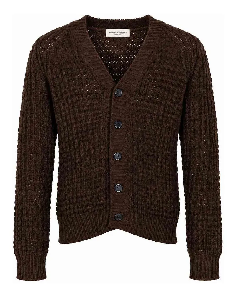 Roberto Collina Cardigan - Braun Braun