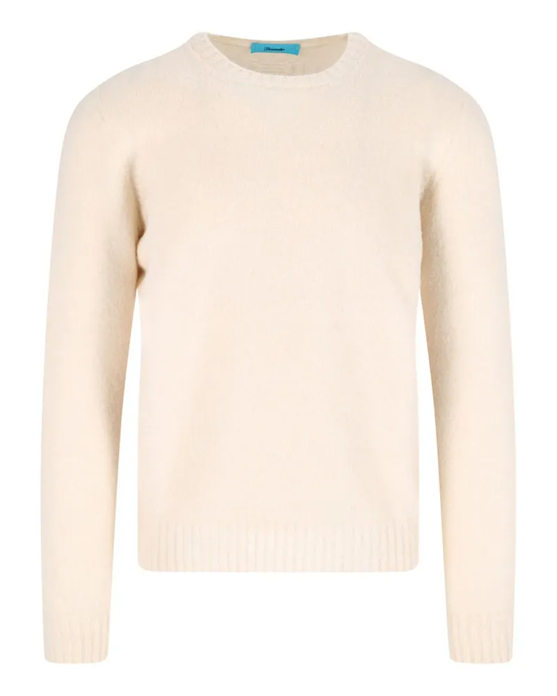 Drumohr  Rundhalspullover - Creme Creme