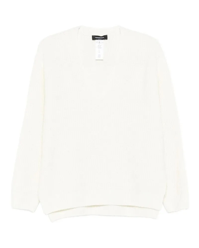 Fabiana Filippi Rundhalspullover - Beige Beige