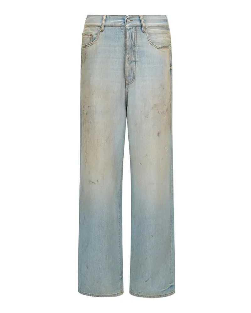 Amiri Straight Leg Jeans - Blau Blau