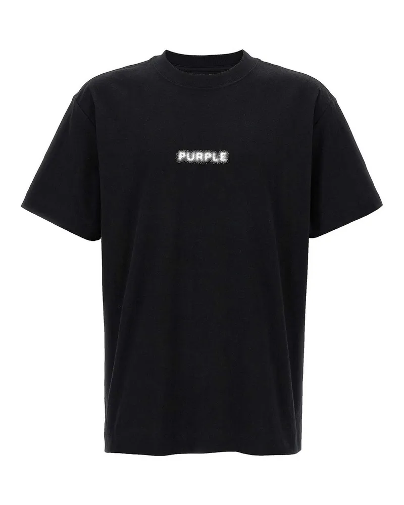 PURPLE BRAND T-Shirt - Weiß Schwarz