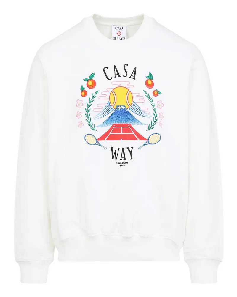 Casablanca Paris Sweatshirt - Weiß Weiß