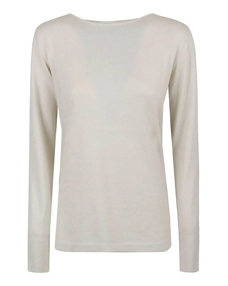 Brunello Cucinelli U-Boot-Pullover - Hellgrau Hellgrau