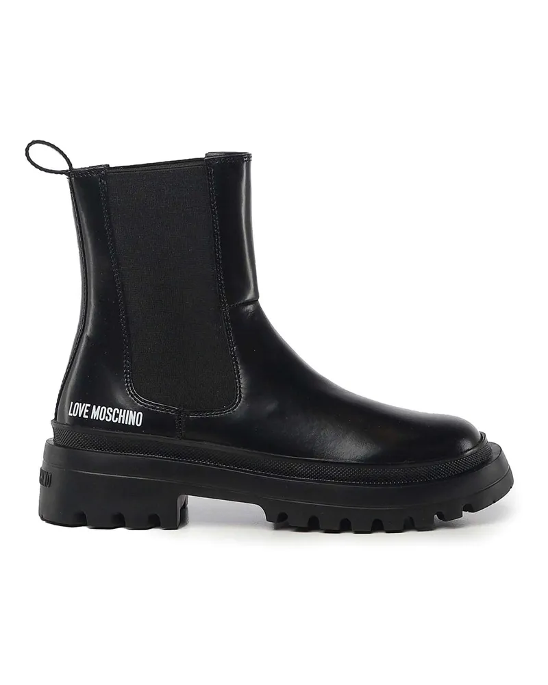 Moschino Stiefeletten - Schwarz Schwarz