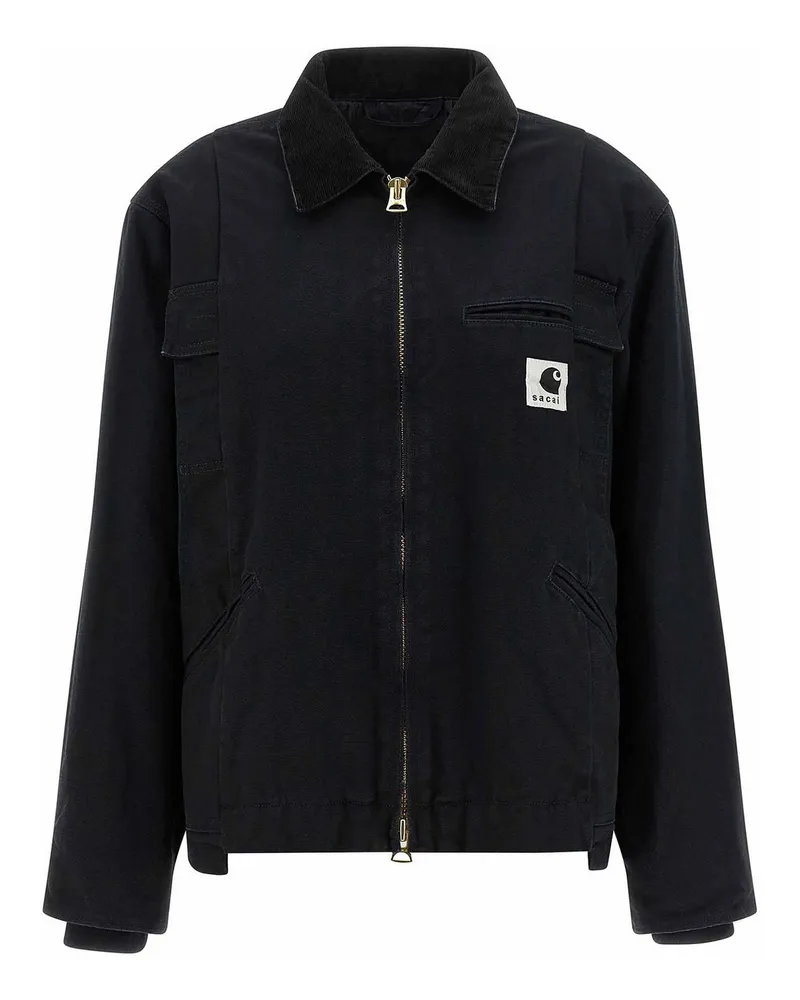 Sacai Casualjacke - Schwarz Schwarz