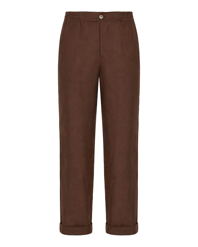 Alpha Studio Casual Hose - Dunkelbraun Dunkelbraun