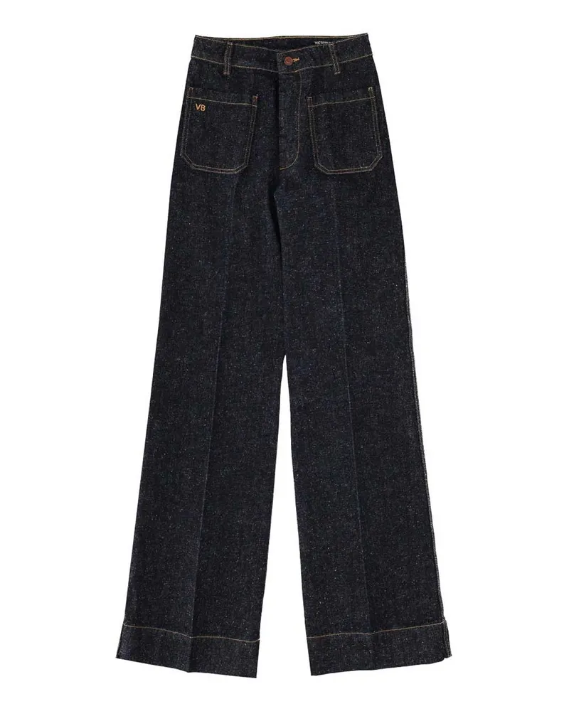 Victoria Beckham Schlagjeans - Blau Blau