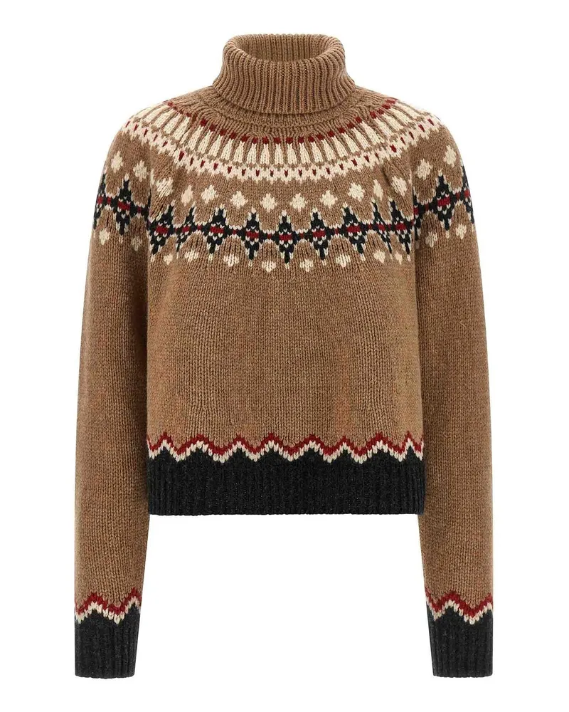 Alanui Rundhalspullover - Beige Beige