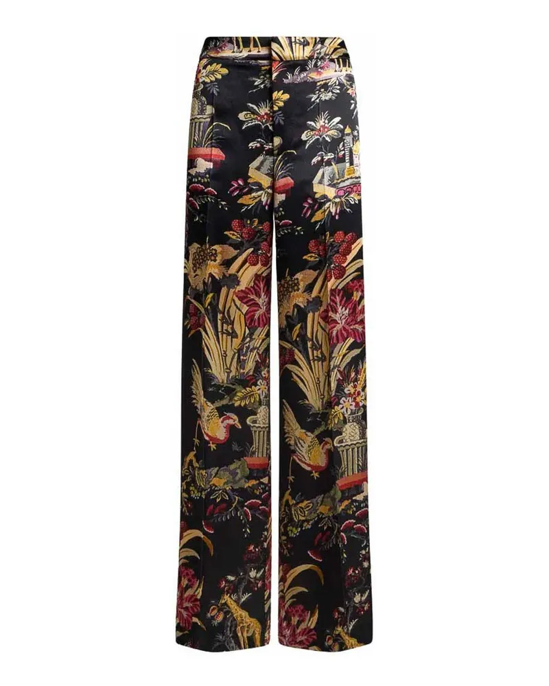 Etro Casual Hose - Schwarz Schwarz